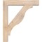 Ekena Millwork Funston Block Smooth Bracket w/ Offset Brace, Douglas Fir, 5 1/2"W x 26"D x 30"H BKT0604X26X30FST05SDF - alternate 2